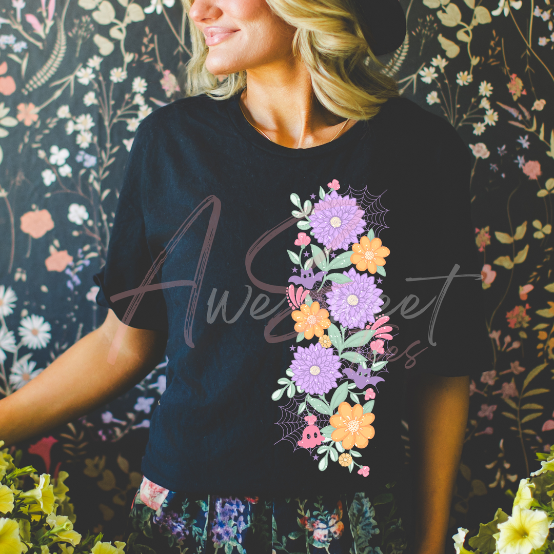 Floral Shadows Graphic Tee