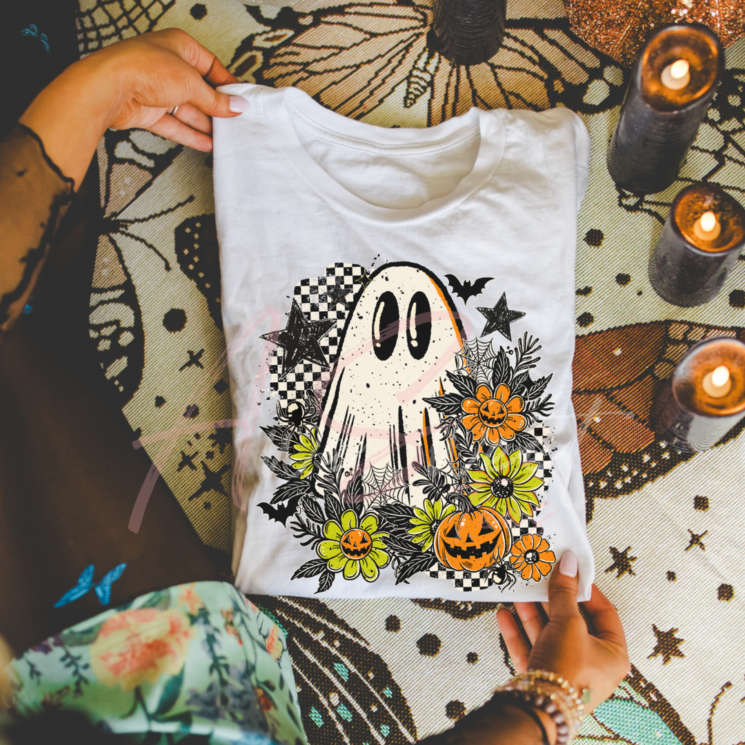 Ghostly Blooms Graphic Tee