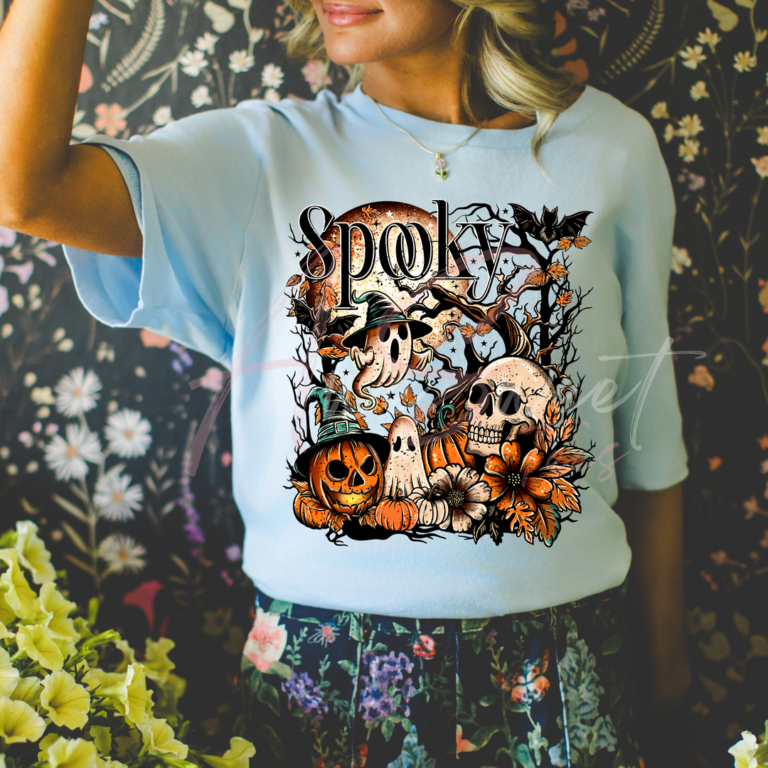Spooky Moonlight Graphic Tee