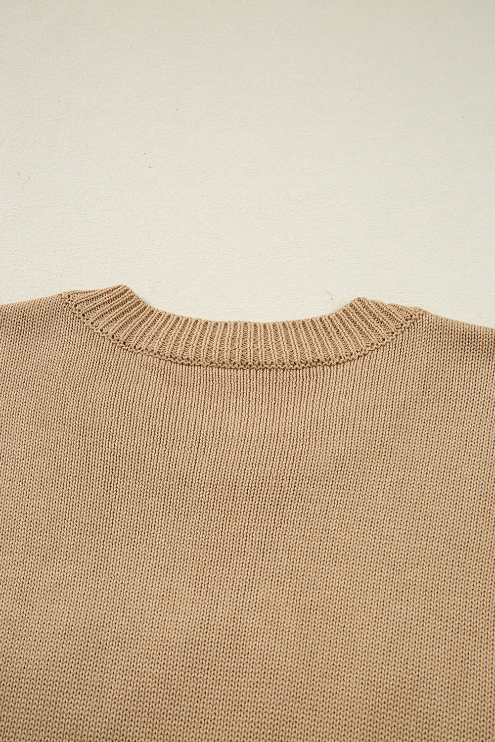 Smoke Gray Merry Colorful Dot Detail Christmas Dolman Sweater