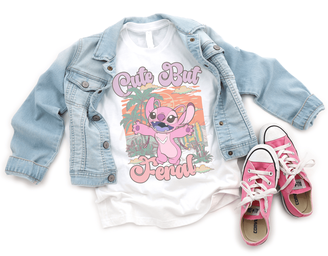 Cute But Feral Angel Youth Tee - Awe Sweet Tees