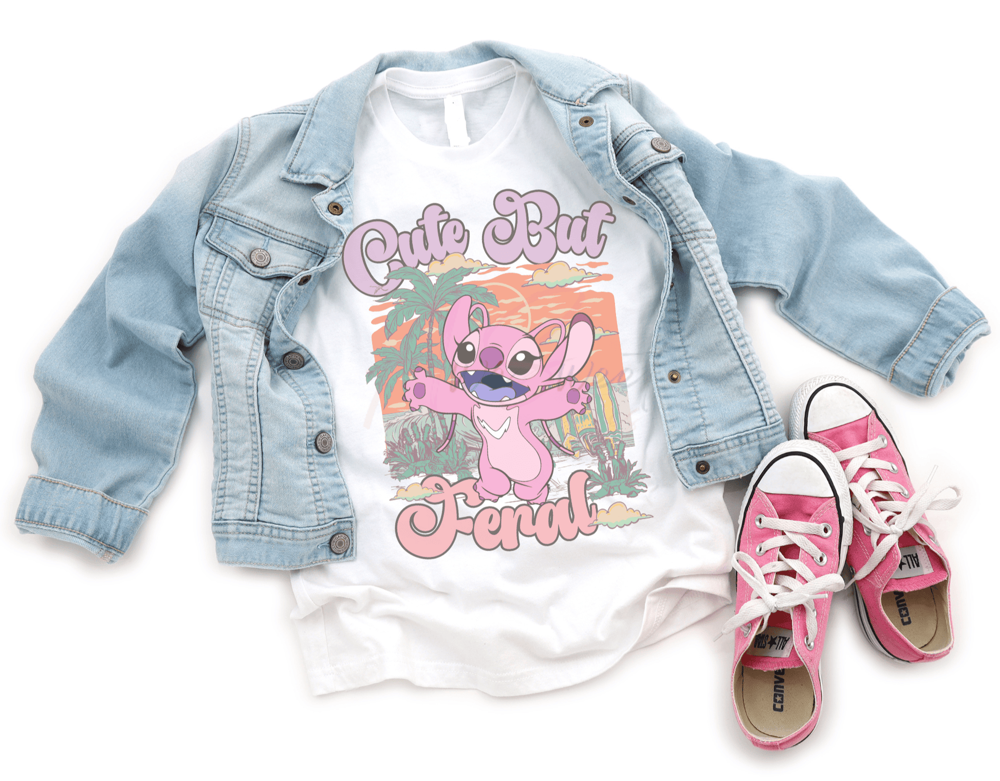 Cute But Feral Angel Youth Tee - Awe Sweet Tees
