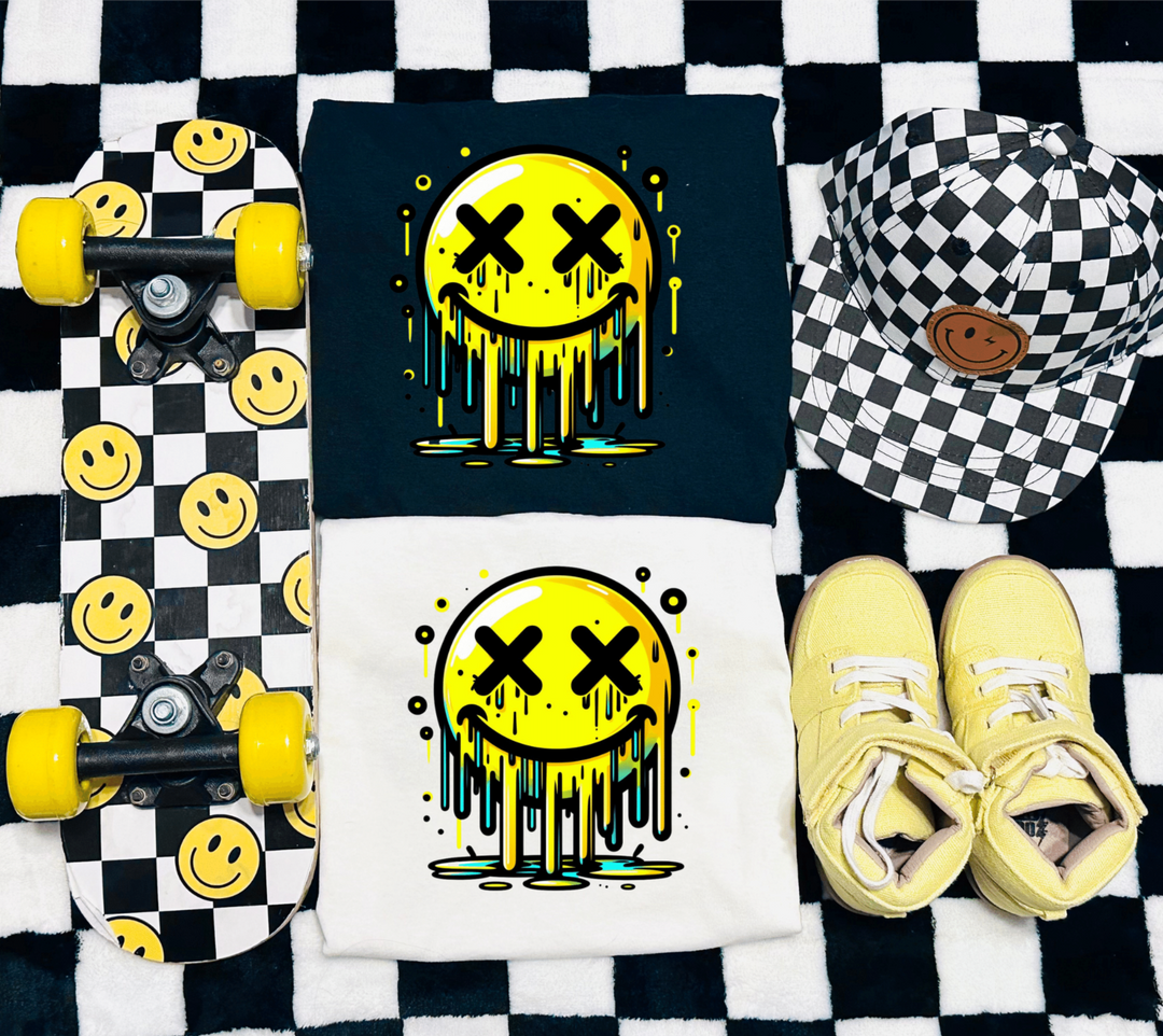 Smiley Drip Toddler Tee - Awe Sweet Tees