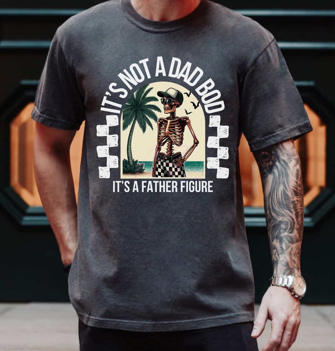 Its Not A Dad Bod, Its A Father Figure Retro Tee - Awe Sweet Tees