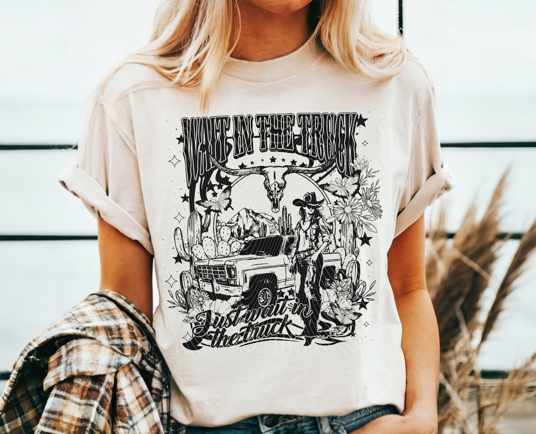 Lady Of Country Music Wait In The Truck Tee - Awe Sweet Tees