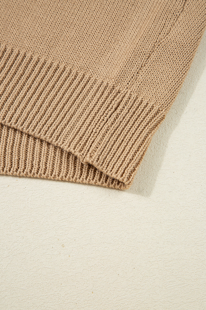 Smoke Gray Merry Colorful Dot Detail Christmas Dolman Sweater